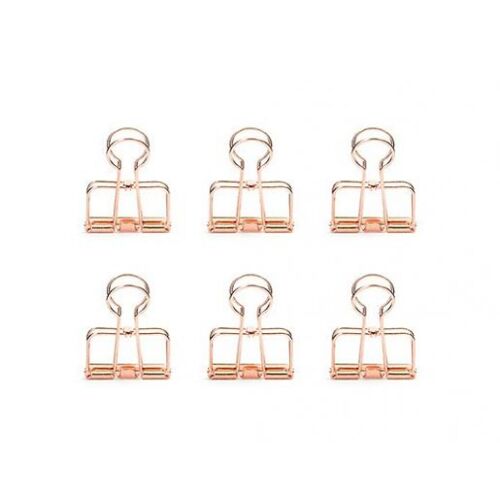 Wire clips set of 6 copper