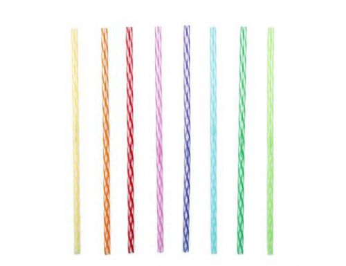 Rainbow reusable straws