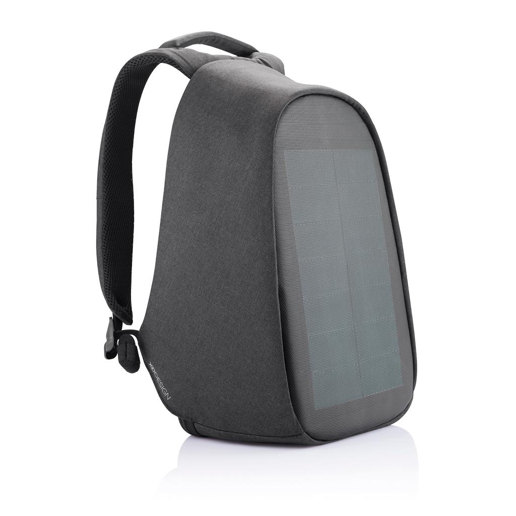 Bobby tech anti-theft backpack solar black