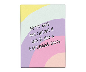 Wedding – Gay wedding card