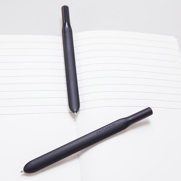 Writersblok bookmark pen black