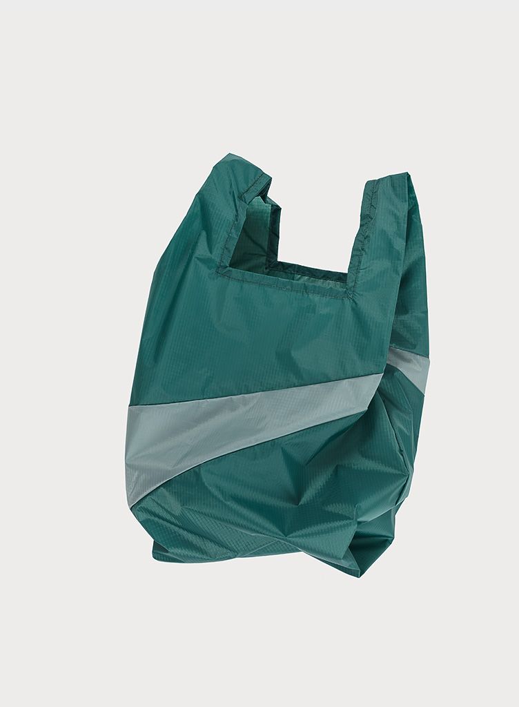 Shoppingbag pine & grey M