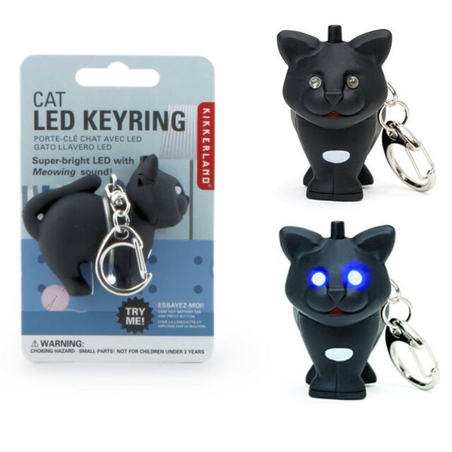 Cat LED keychain