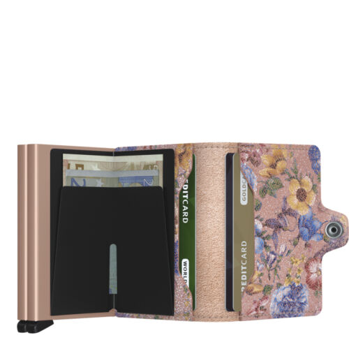 Twin wallet crisple rose floral