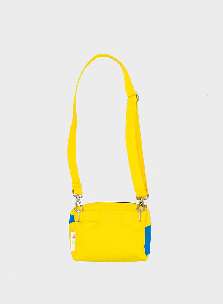 Bum bag TV yellow & blueback S