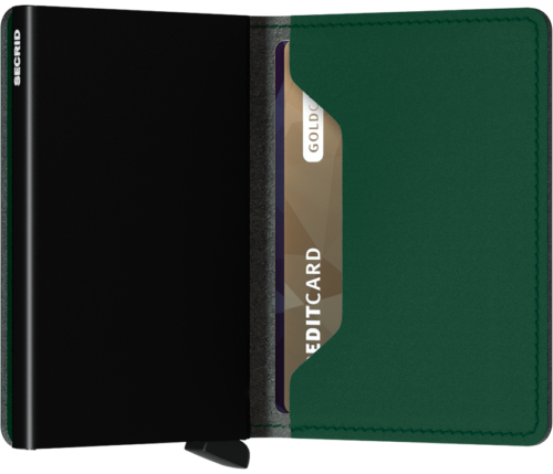 Slim wallet yard green