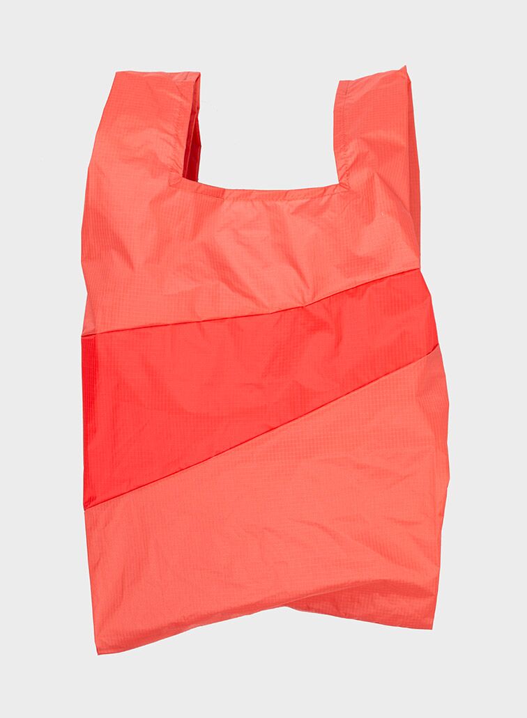 Shoppingbag 2012 salmon & red alert L