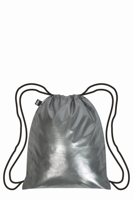 Backpack metallic matt silver
