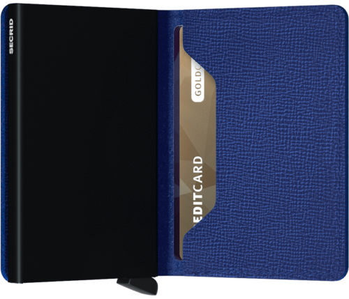 Slim wallet crisple blue