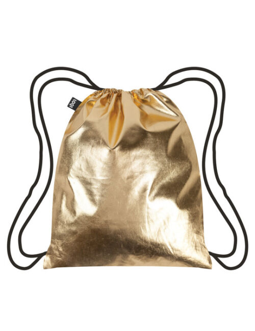Backpack metallic gold