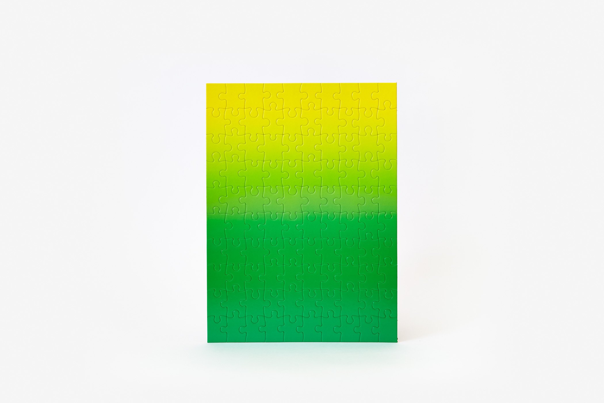 Puzzle gradient green/yellow
