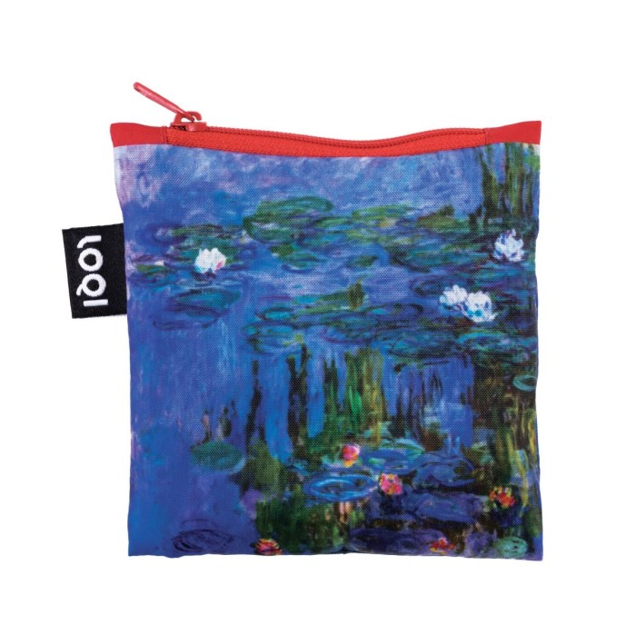 Loqi tote museum collection water lilies