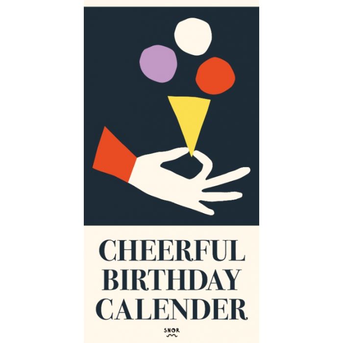 Cheerful birthday calender