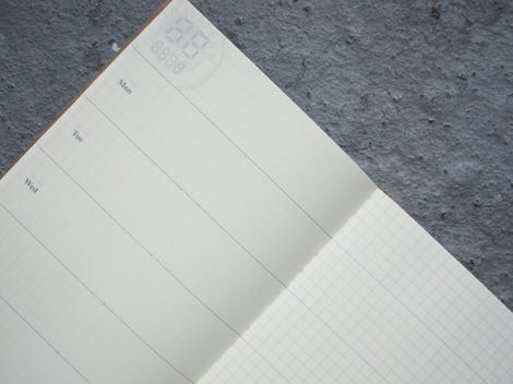 Midori refill 019 free weekly diary + notes