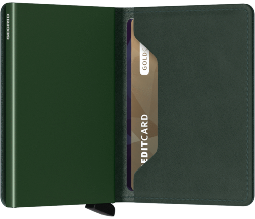 Slim wallet original green