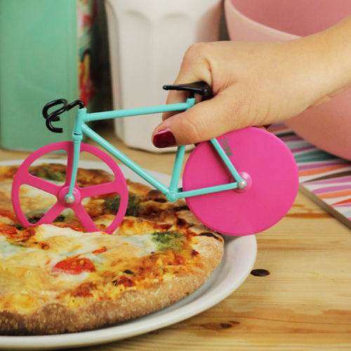 Fixie pizzasnijder fiets watermelon
