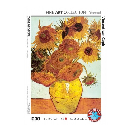 Puzzel - Vincent van Gogh, twelve sunflowers
