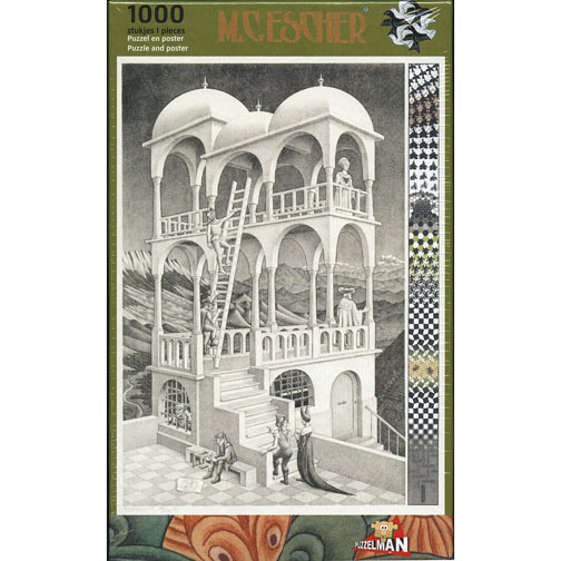 Puzzel Belvedere - M.C. Escher 1000 stukjes