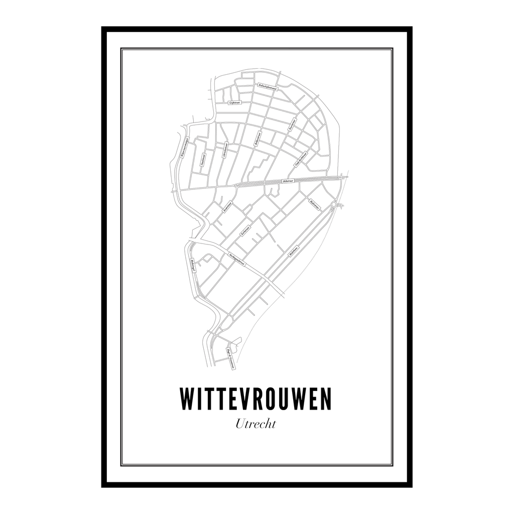 Utrecht Wittevrouwen ansichtkaart