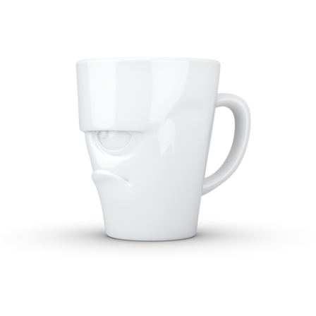 Mug with handle grumpy