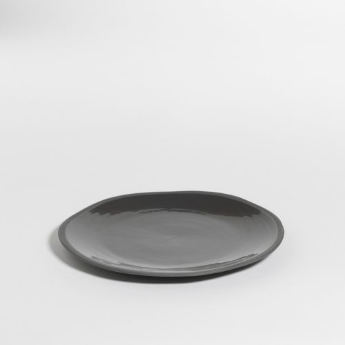 atelier - large plate black olive