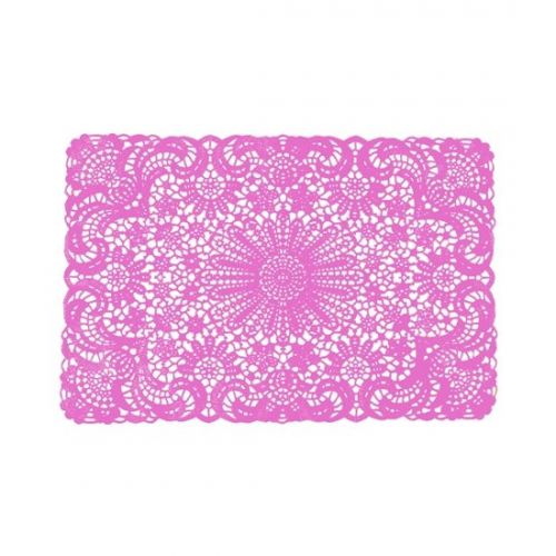 Placemat crochet pink