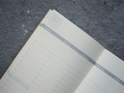 Midori refill 018 free weekly diary