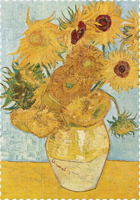 Micro Puzzle - van Gogh sunflowers 150 stukjes