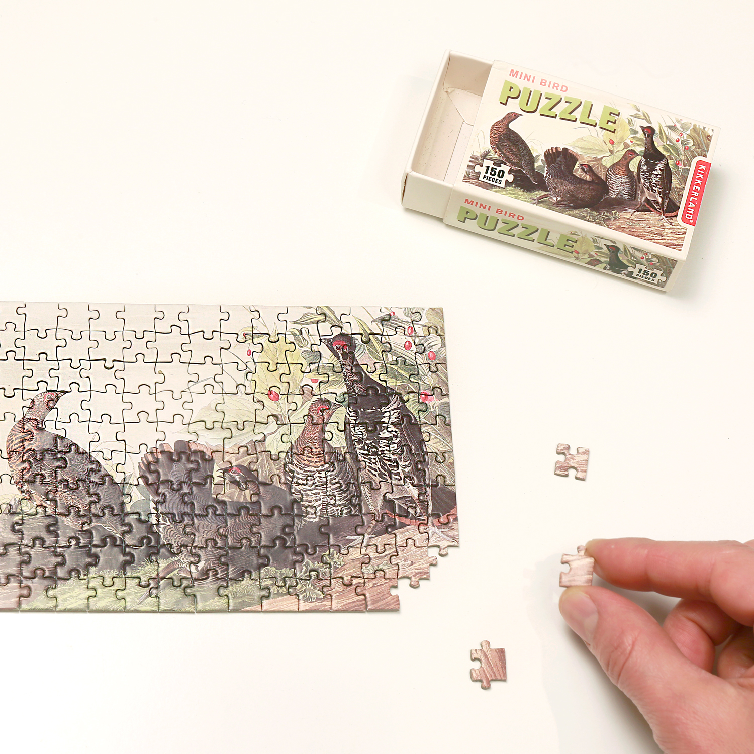 Mini bird puzzle fazanten