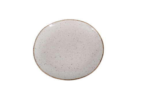 Ontbijtbord stone creme