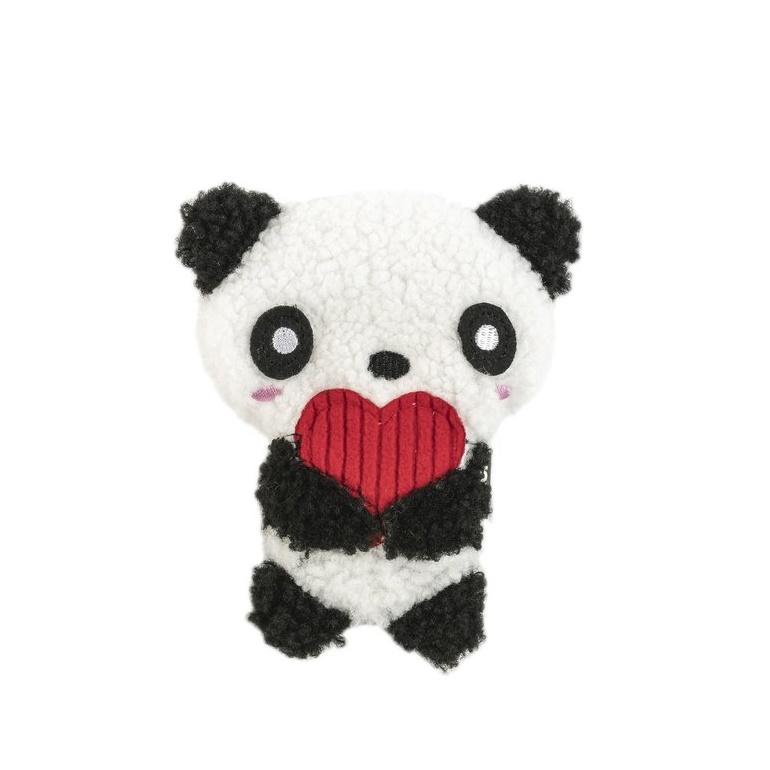 Pocket pal panda with heart