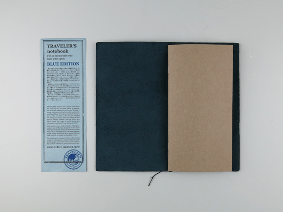 Midori traveller's notebook regular blue