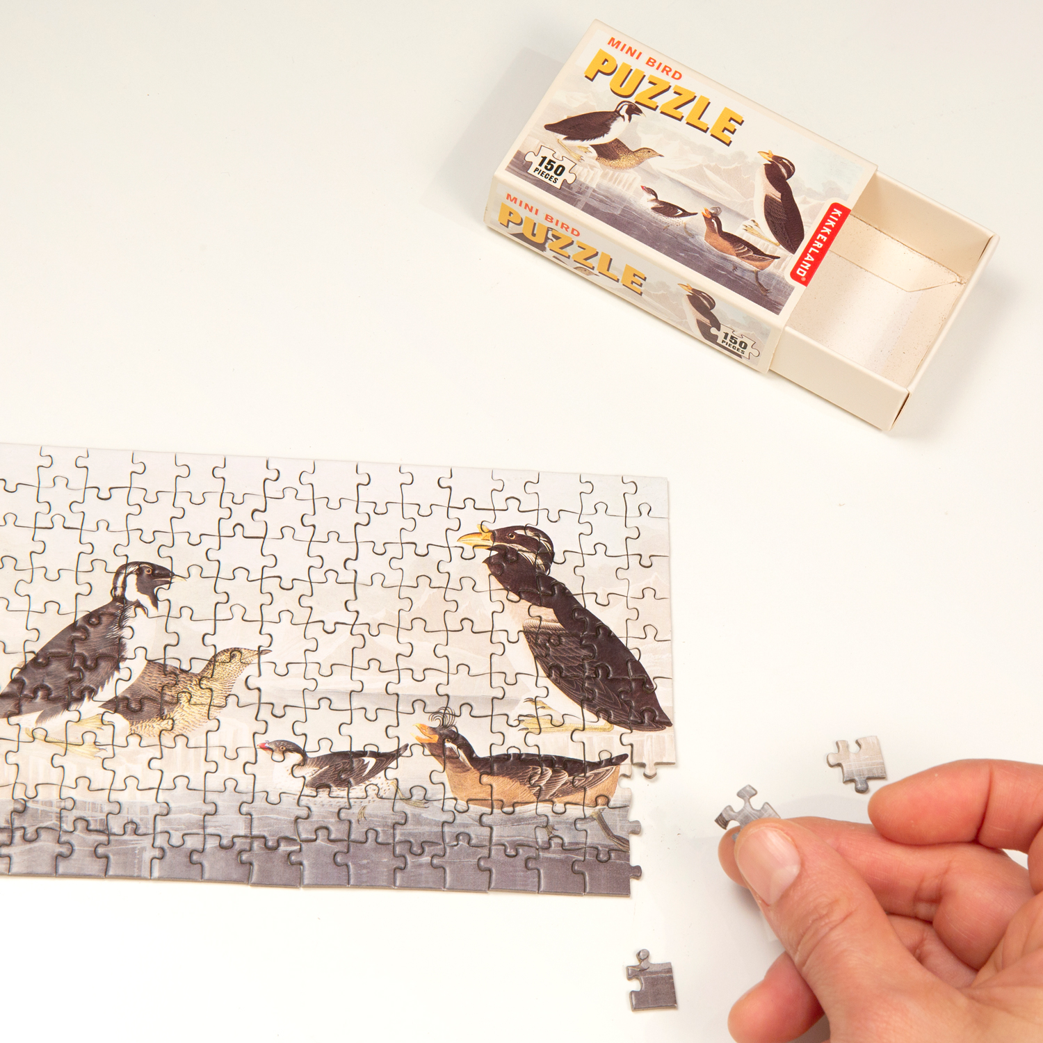 Mini bird puzzle watervogels