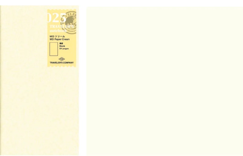 Midori refill 025 paper cream