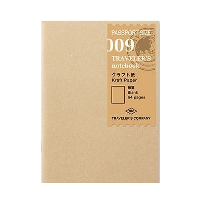 Midori refill passport size 009 kraft paper