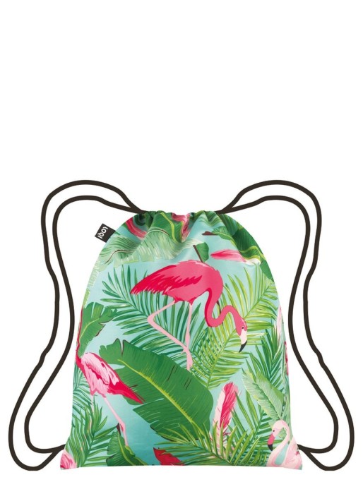 Backpack flamingos