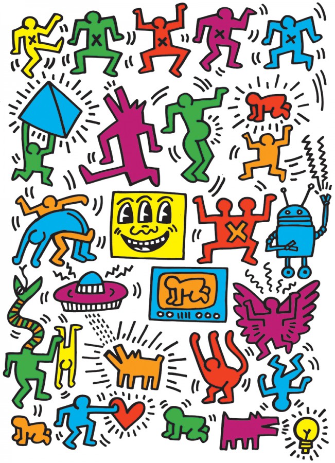 Puzzel - Keith Harring, Collage