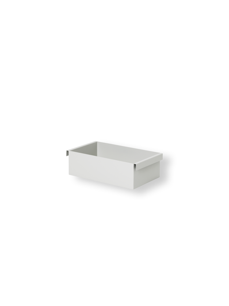 Container for plant box light grey