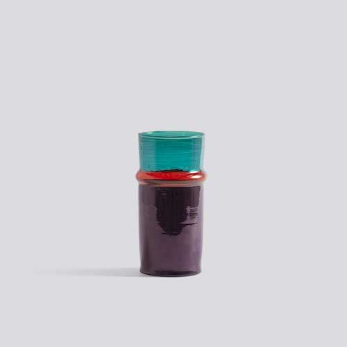 Morroccan vase small purple