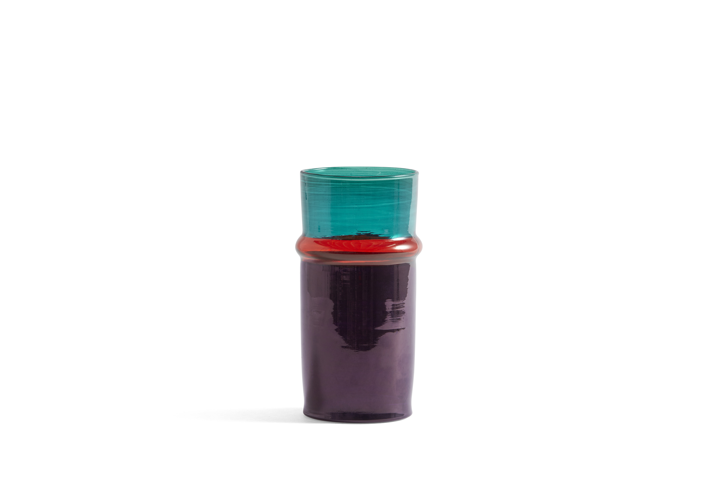 Morroccan vase small purple