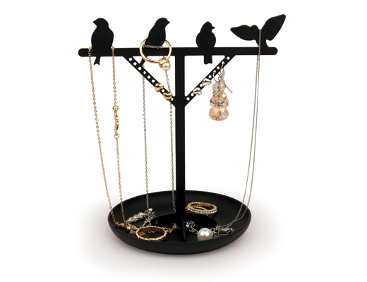 Jewelry stand bird