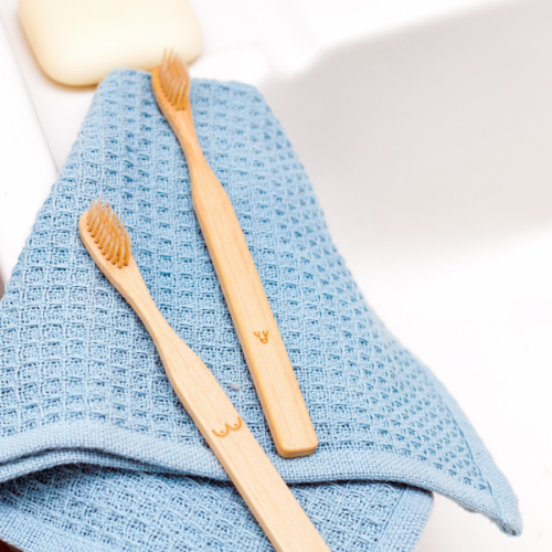 Nudie bamboo toothbrush set