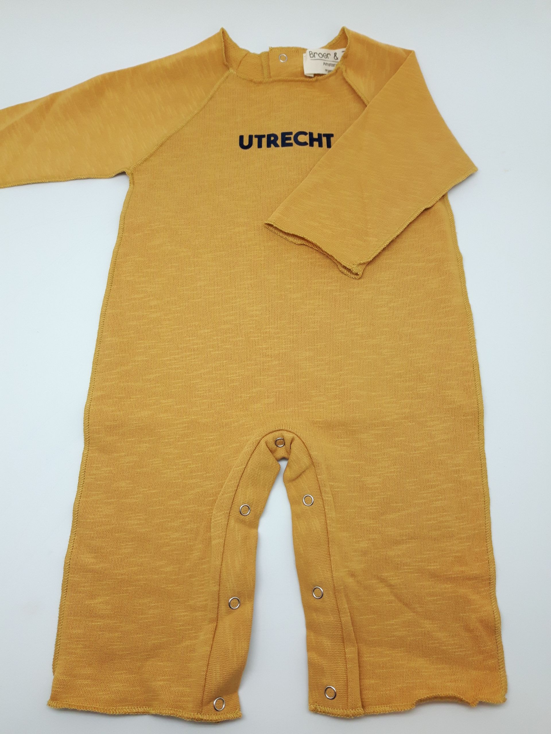 Baby pakje Utrecht mustard navy 3 mnd