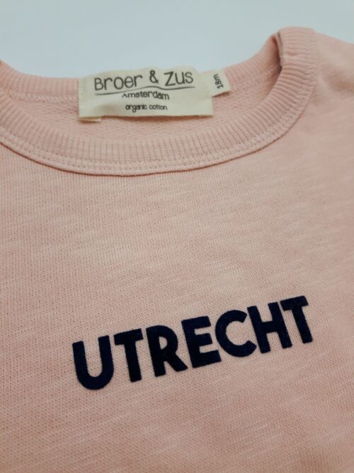 Sweater Utrecht nude navy flock 18 maanden