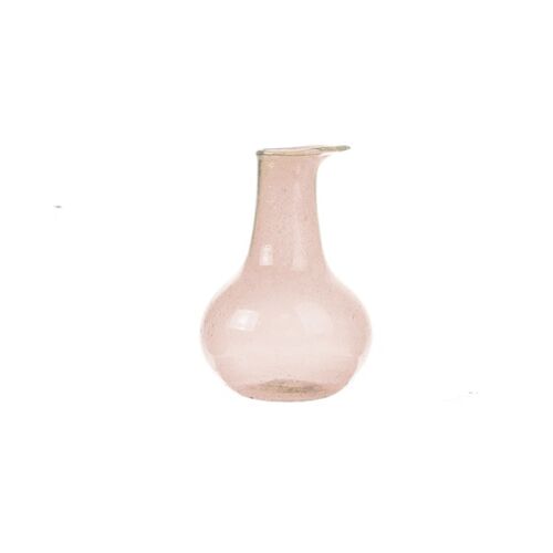 recycled glass vase nude large