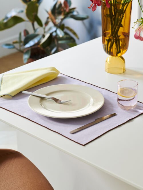 Hay Contour Placemat set of 4 Lemon