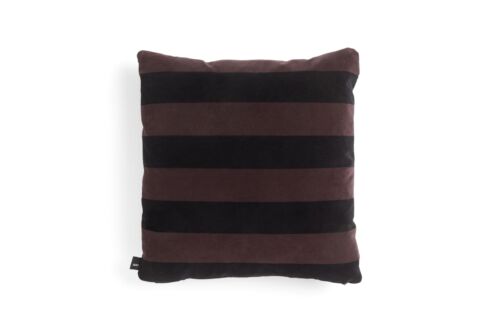 Hay Soft Stripe Cushion 50x50 Burgundy