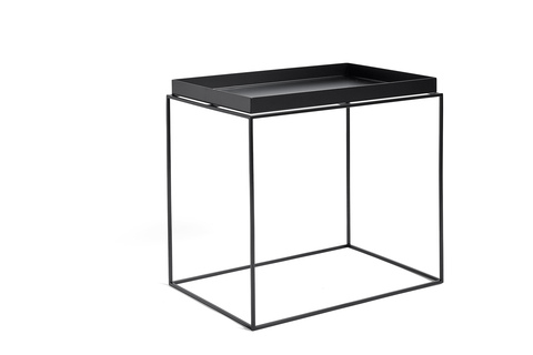 Hay Tray Table Side Table L Black