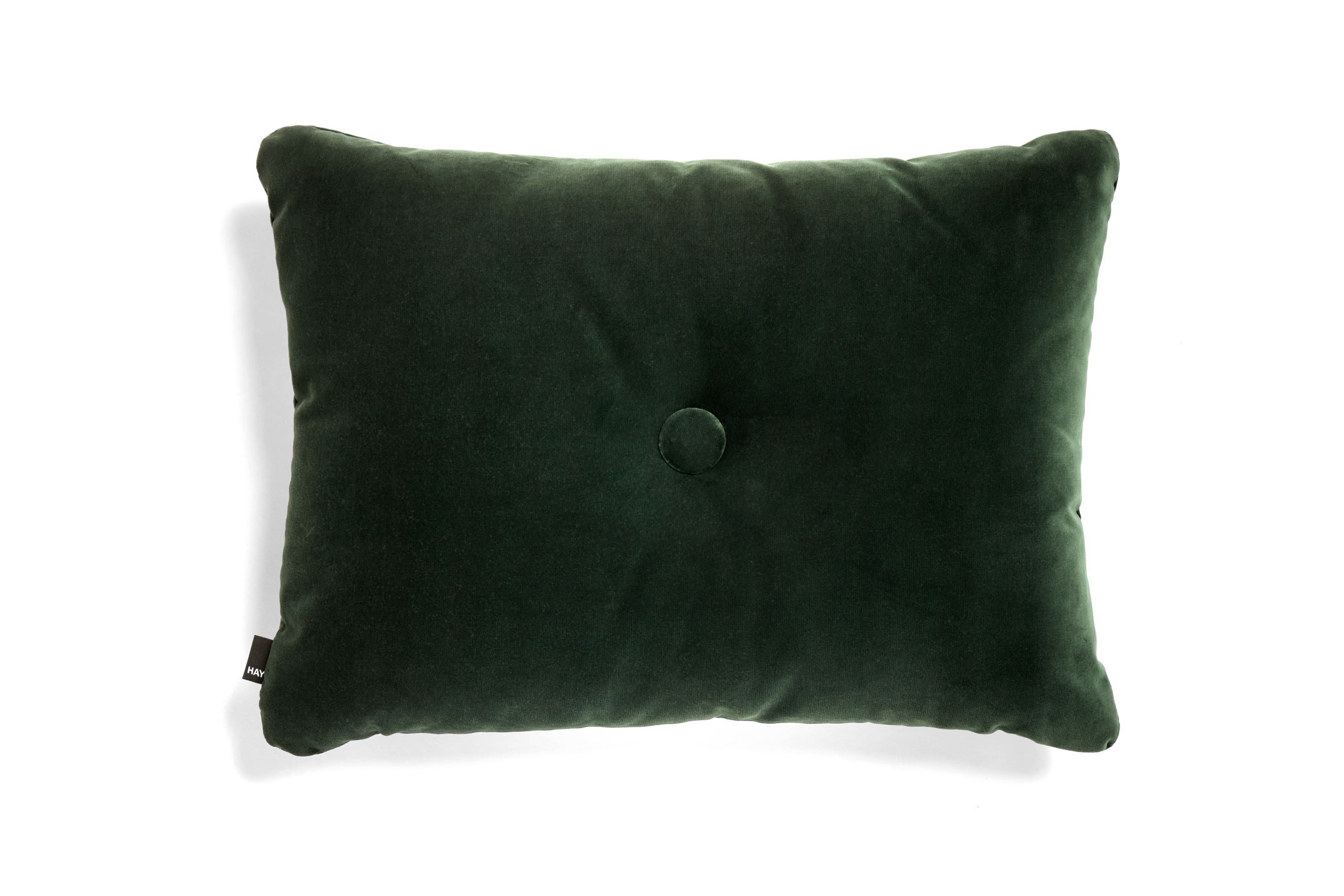 Dot cushion soft dark green