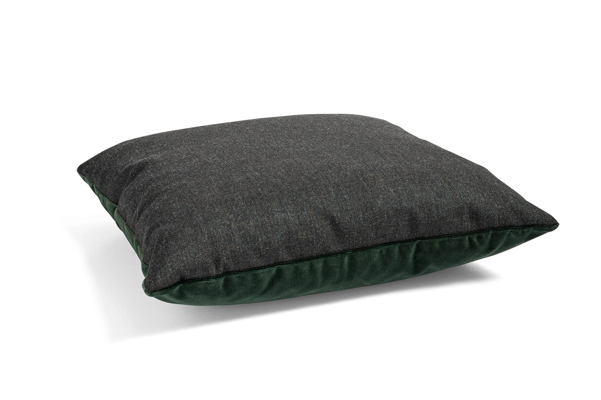 Eclectic cushion 50x50 dark green